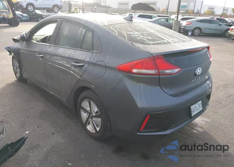 2019 Hyundai Ioniq Hybrid Blue from USA, damaged, VIN KMHC65LC2KU163920
